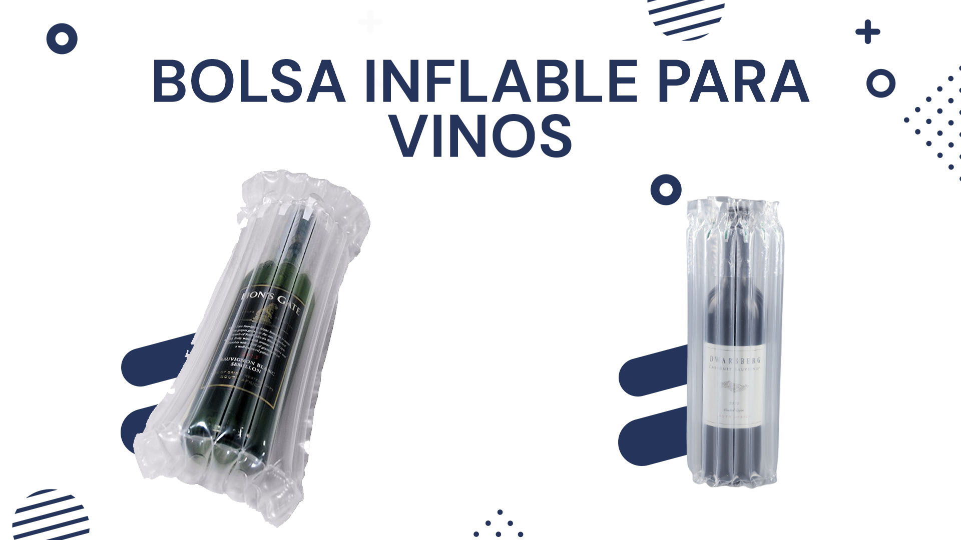 Bolsa inflable para vinos Bolsa inflable para vinos - La mejor opción para tu empaque