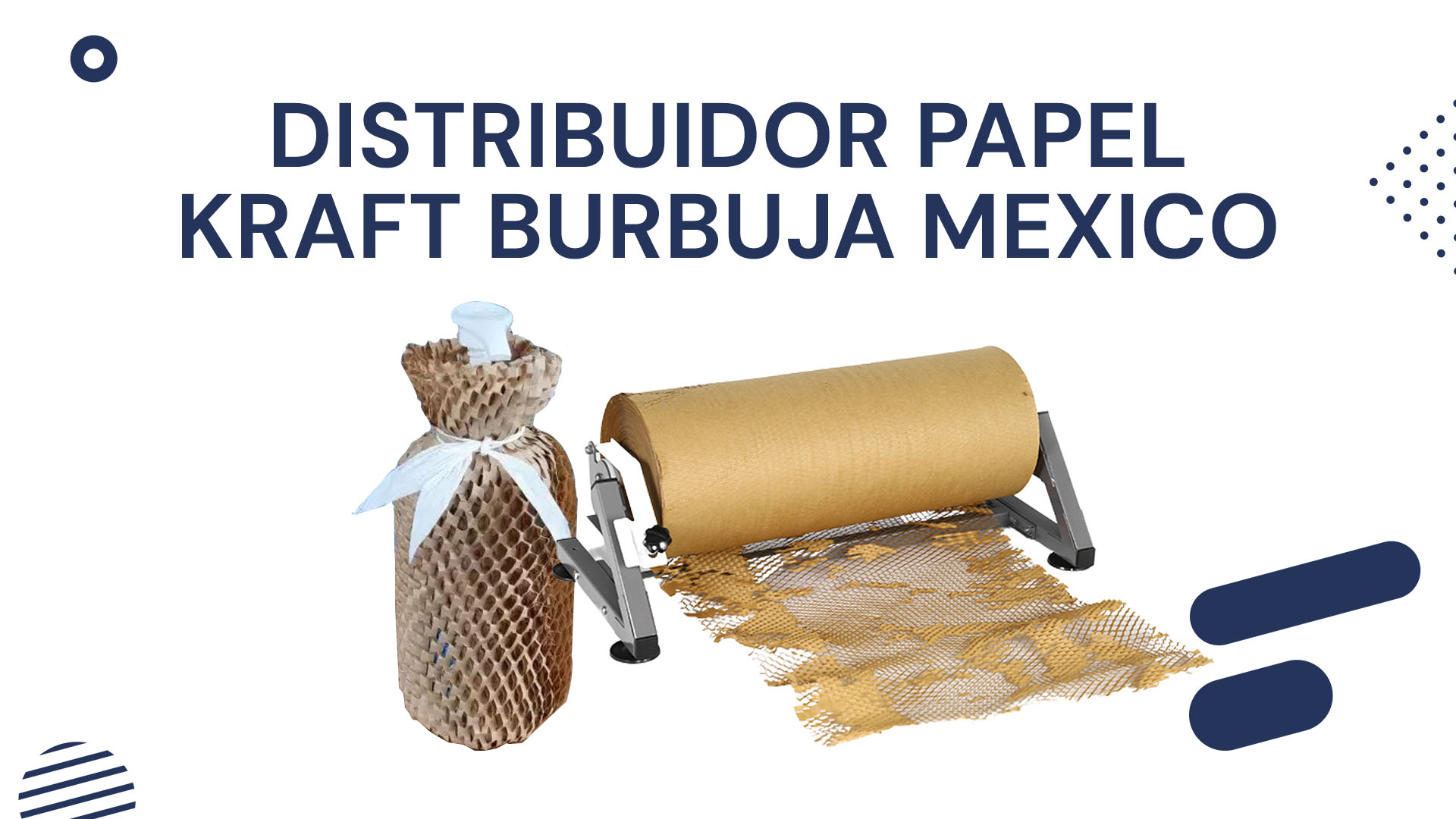 Distribuidor papel Kraft burbuja Mexico