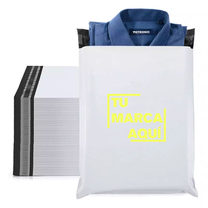  Bolsa para Envío Blanca Personalizada - Boxor