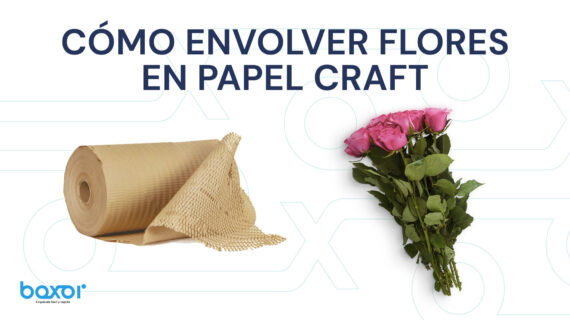 Cómo envolver flores en papel craft